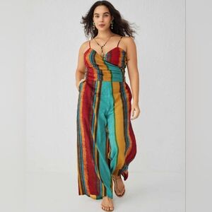 NWT EASY BREEZY WRAP STYLE TANK TOP CURVE & Wide Pants Set 2XL